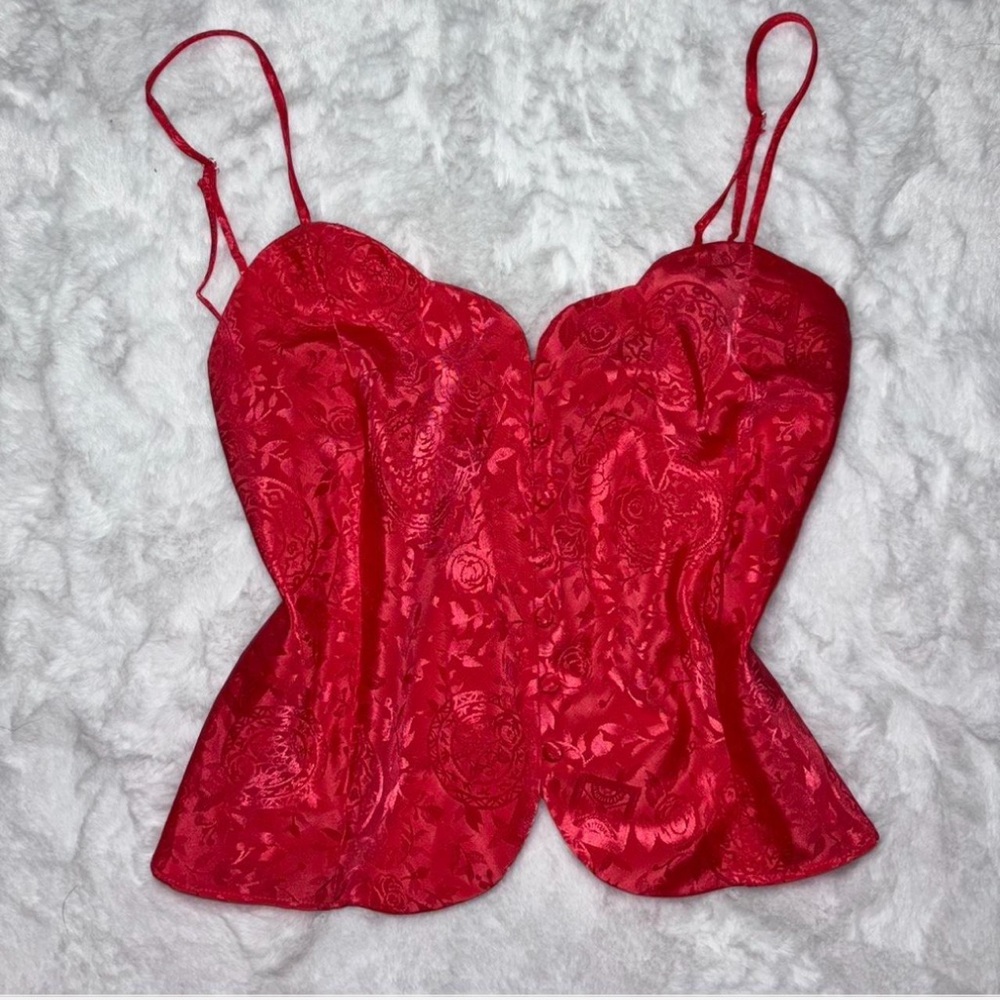 Victoria's Secret Red Lace Top